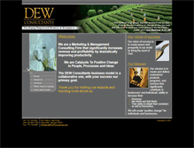 Tablet Screenshot of dewconsultants.com